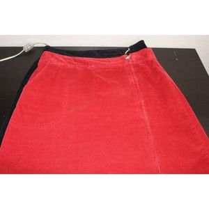 IZOD XFG Golf Black and Red Corduroy Stretch Skirt Skort Side Zip Bundle- Size 4